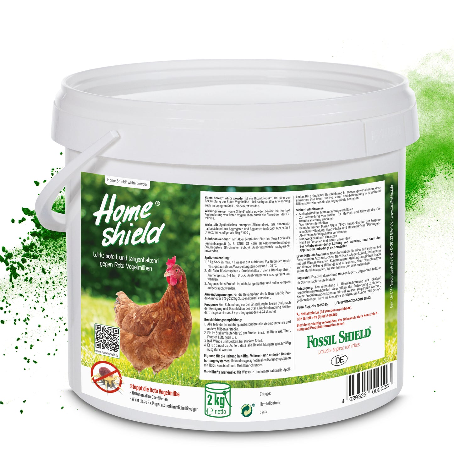 Home Shield® white powder 2kg Eimer